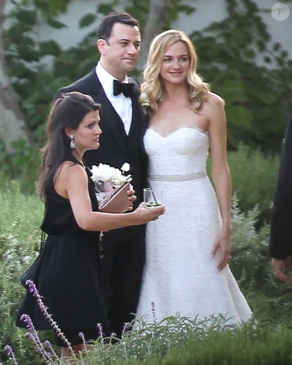 Mariage de Jimmy Kimmel et Molly McNearney a Ojai, le 13 juillet 2013.
