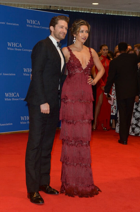 Matthew Morrison et Renee Puente au dîner des correspondants à la Maison Blanche, le 30 avril 2016