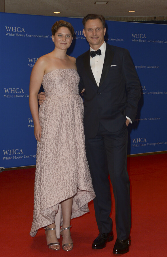 Tony Goldwyn et sa fille Tess au dîner des correspondants à la Maison Blanche, le 30 avril 2016