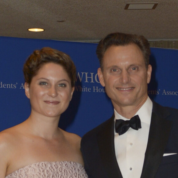 Tony Goldwyn et sa fille Tess au dîner des correspondants à la Maison Blanche, le 30 avril 2016