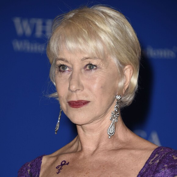 Helen Mirren au dîner des correspondants à la Maison Blanche, le 30 avril 2016