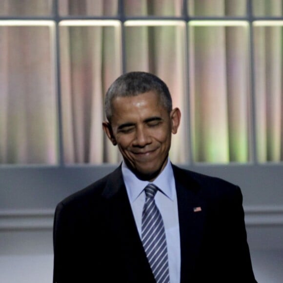 Barack Obama au dîner des correspondants à la Maison Blanche, le 30 avril 2016