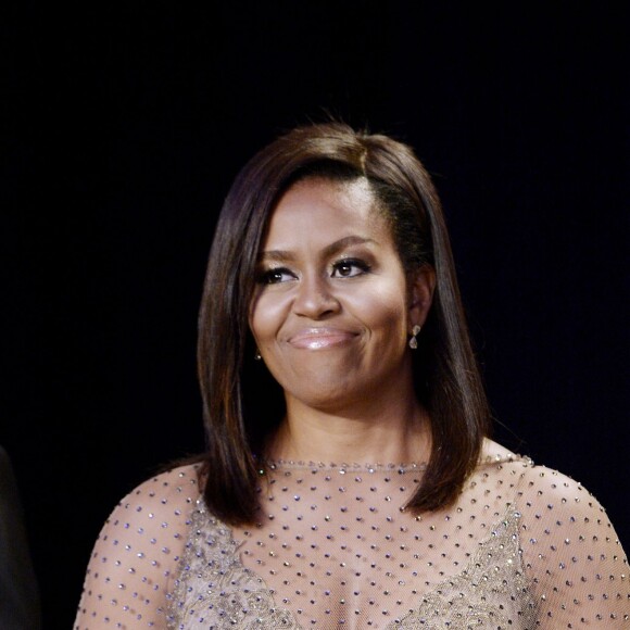 Michelle Obama au dîner des correspondants à la Maison Blanche, le 30 avril 2016
