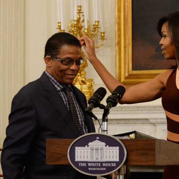 Herbie Hancock - La première dame Michelle Obama reçoit des musiciens et chanteurs réputés à la Maison Blanche lors du Festival international de jazz à Washington, le 29 avril 2016 © Christy Bowe/Globe Photos via Bestimage29/04/2016 - Washington