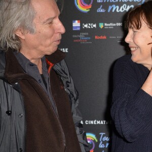 Jacques Doillon et Jane Birkin - Projection de "La fille prodigue" de Jacques Doillon lors du festival "Toute la mémoire du monde" à la cinémathèque française à Paris le 7 février 2016.