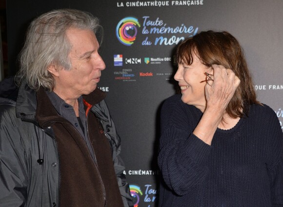 Jacques Doillon et Jane Birkin - Projection de "La fille prodigue" de Jacques Doillon lors du festival "Toute la mémoire du monde" à la cinémathèque française à Paris le 7 février 2016.