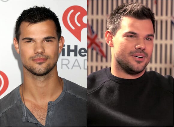 Taylor Lautner en septembre 2015 vs. Taylor Lautner en février 2016.