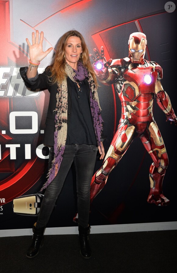 Sophie Thalmann - Vernissage de l'exposition"Marvel Avengers S.T.A.T.I.O.N." à La Défense le 3 mai 2016. © Veeren/Bestimage