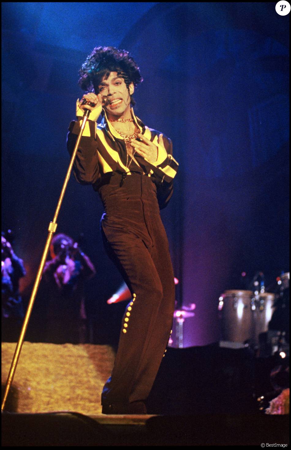 Prince en concert à Londres le 23 juin 1992 - Purepeople
