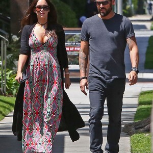 Megan Fox et Brian Austin Green le 12 avril 2016 à Santa Monica