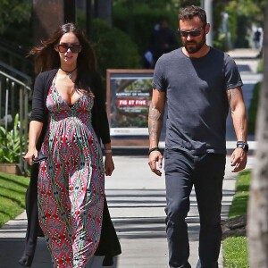 Megan Fox et Brian Austin Green le 12 avril 2016 à Santa Monica