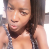 Hapsatou Sy enceinte et sans maquillage, profite du soleil. Photo publiée sur Instagram, le 5 mai 2016