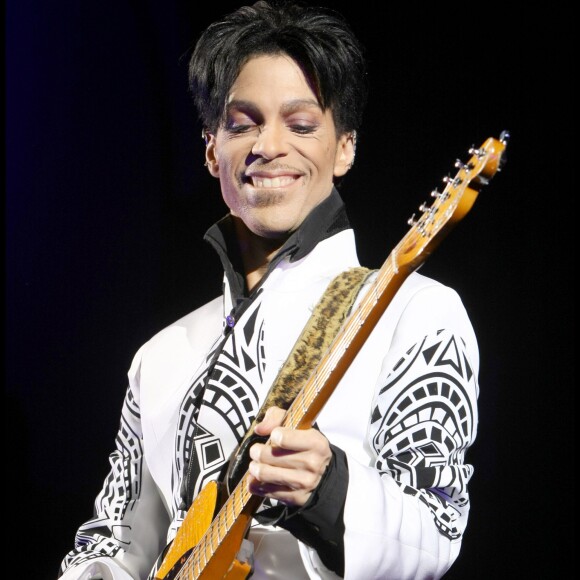Prince au Grand Palais à Paris le 11 octobre 2009.