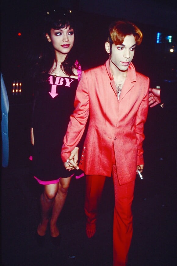 Prince et Mayte Garcia à New York en 1996.