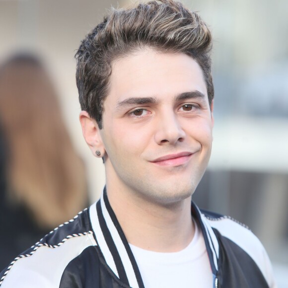 Xavier Dolan - Arrivées au défilé de mode "Louis Vuitton", collection prêt-à-porter printemps-été 2016, à la Fondation Louis Vuittonà Paris. Le 7 octobre 2015