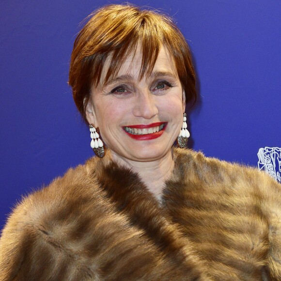 Kristin Scott Thomas - Photocall du dîner des César au restaurant Fouquet's à Paris. Le 26 février 2016