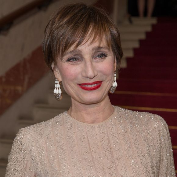 Kristin Scott Thomas - Arrivées des personnalités à la 41ème cérémonie des César au théatre du Chatelet à Paris le 26 février 2016