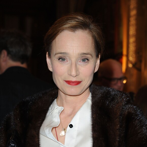 Kristin Scott Thomas - Représentation publique de la pièce de théâtre "The Audience" à l'Apollon Theatre à Londres, suivi de la soirée à l'hôtel Horseguards le 5 mai 2015