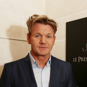 Exclusif - Rendez-vous avec le chef écossais aux 7 étoiles Gordon Ramsay devant son nouveau restaurant gastronomique bordelais "le pressoir d'argent" le 25 septembre 2015.