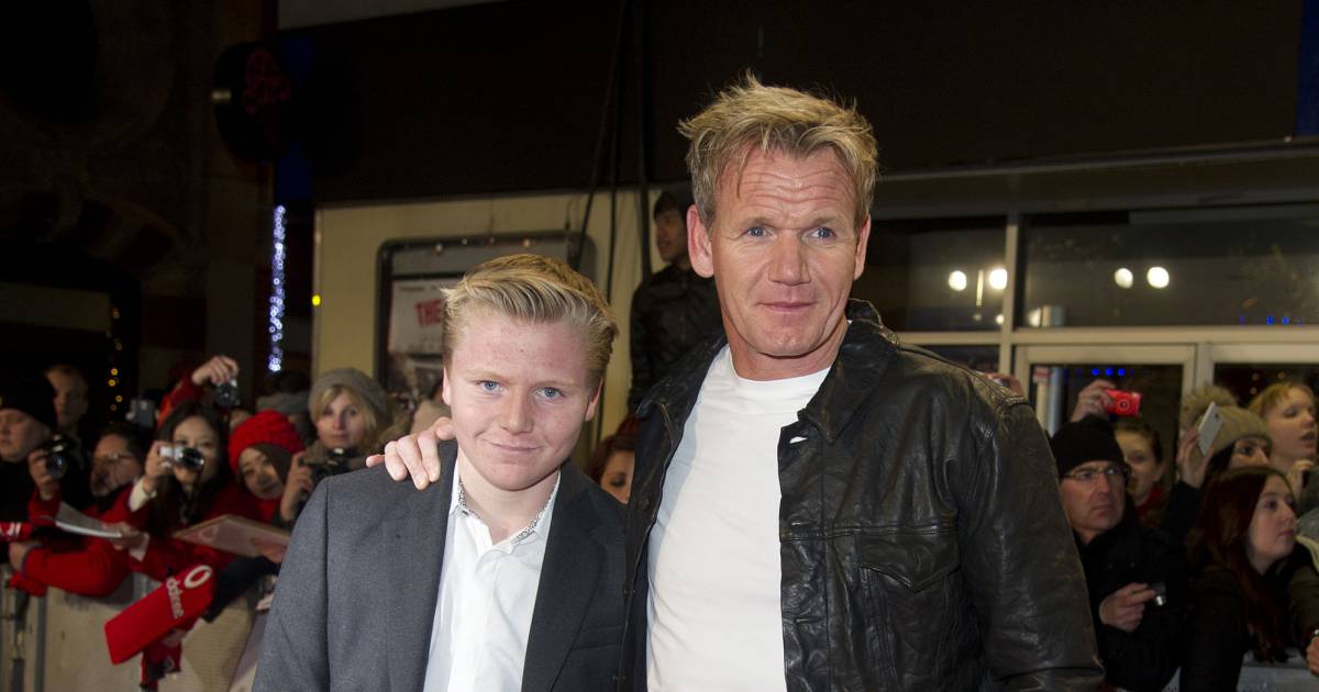 Gordon Ramsay et son fils Jack Ramsay à la Premiere du film The Class ...