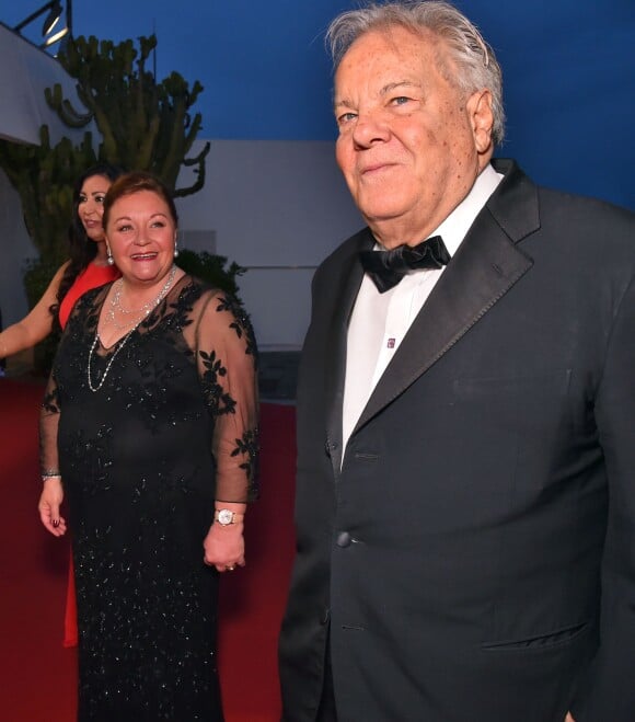 Camille Sereys de Rothschild et Massimo Gargia - Dîner du Global Gift Gala à l'espace Mouton Cadet, à Cannes, le 13 mai 2016. © Bruno Bebert / Bestimage