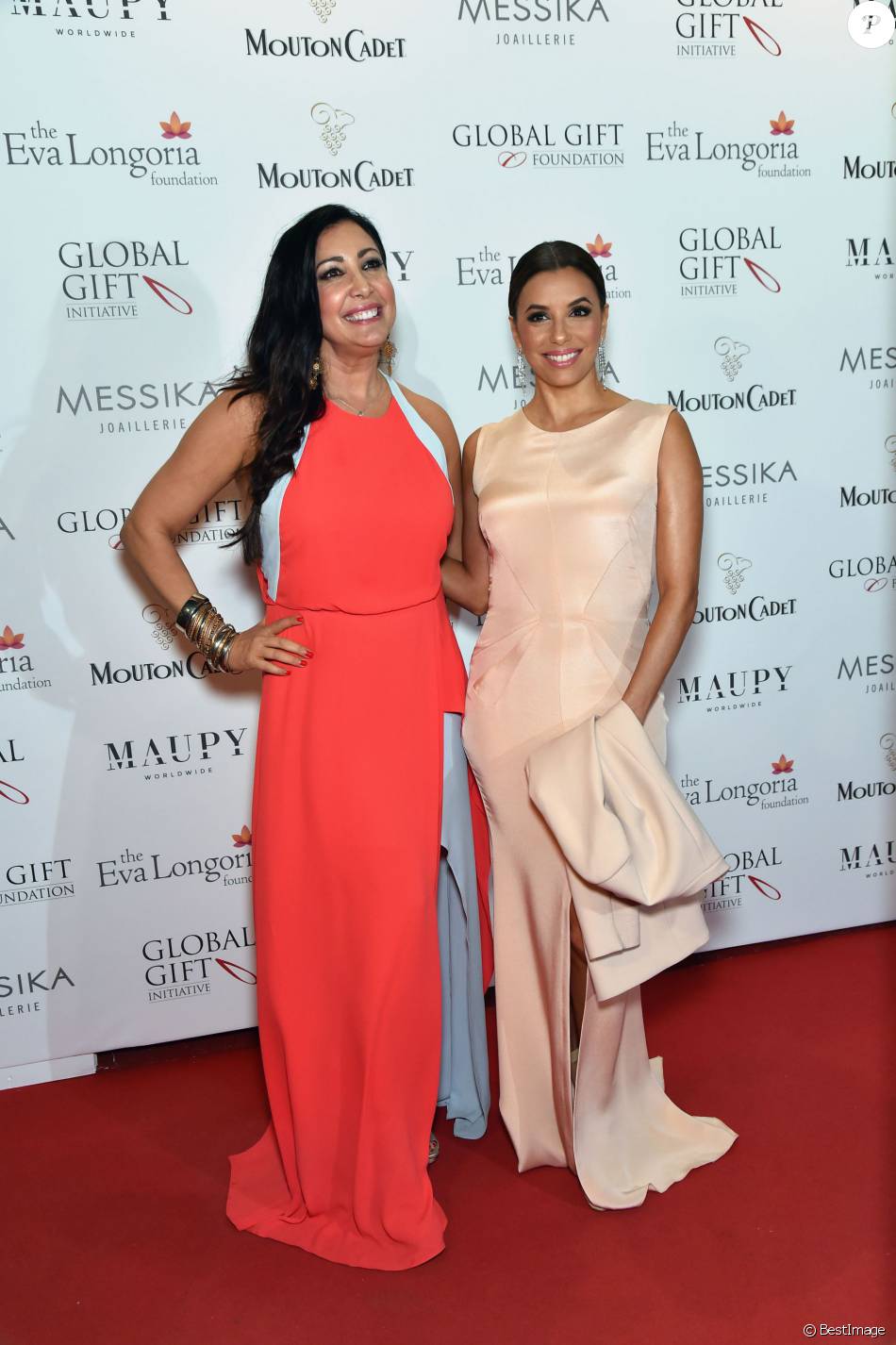 Maria Bravo et Eva Longoria - Dîner du Global Gift Gala à l'espace