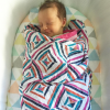 Andie endormie, le sourire aux lèvres... Casey Dellacqua et sa compagne Amanda Judd sont devenues le 27 avril 2016 les mamans d'une petite fille prénommée Andie, une petite soeur pour leur fils Blake qu'elle ont présentée sur Instagram.