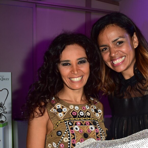 Exclusif - Aïda Touihri et Laurence Roustandjee - Soirée Richard Orlinski à la suite Sandra & Co lors du 69e Festival International du Film de Cannes. Le 14 mai 2016 © Giancarlo Gorassini / Bestimage