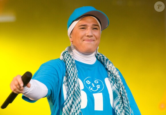 Diam's en concert au Festival des Vieilles Charrues à Carhaix le 16 juillet 2010