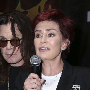 Ozzy Osbourne et Sharon Osbourne pour la soirée 'Corey Taylor Special Announcement' au Palladium à Hollywood le 12 mai 2016