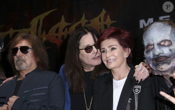Ozzy Osbourne et Sharon Osbourne pour la soirée 'Corey Taylor Special Announcement' au Palladium à Hollywood le 12 mai 2016