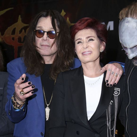 Ozzy Osbourne et Sharon Osbourne se retrouvent pour la soirée 'Corey Taylor Special Announcement' au Palladium à Hollywood le 12 mai 2016
