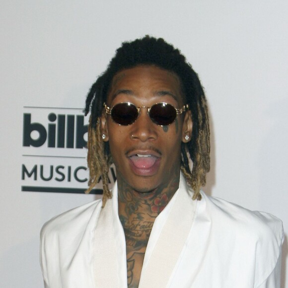 Wiz Khalifa dans la salle de presse de la soirée des Billboard Music Awards au T-Mobile Arena à Las Vegas, le 22 mai 2016