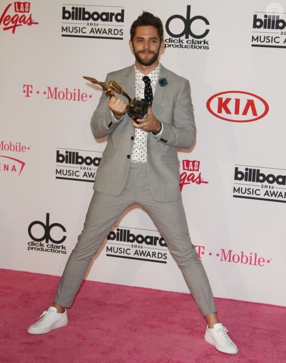 Thomas Rhett dans la salle de presse de la soirée des Billboard Music Awards au T-Mobile Arena à Las Vegas, le 22 mai 2016