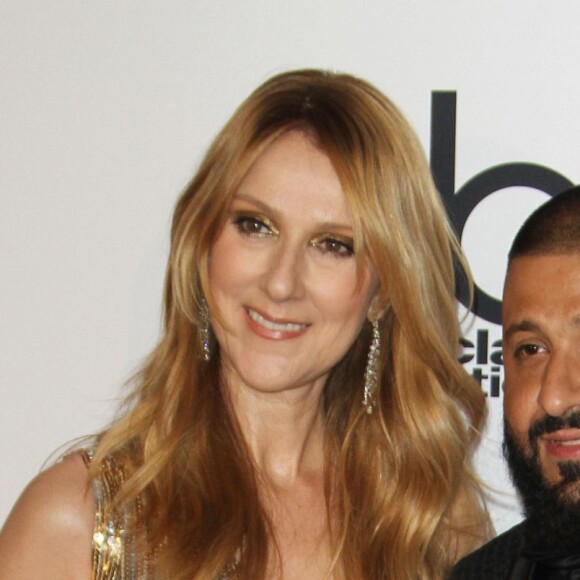 Céline Dion et DJ Khaled dans la salle de presse de la soirée des Billboard Music Awards au T-Mobile Arena à Las Vegas, le 22 mai 2016