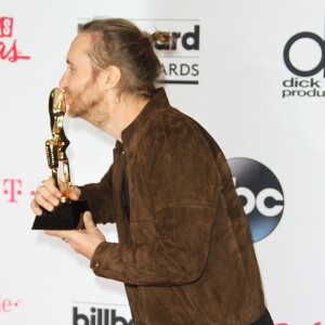 David Guetta dans la salle de presse de la soirée des Billboard Music Awards au T-Mobile Arena à Las Vegas, le 22 mai 2016