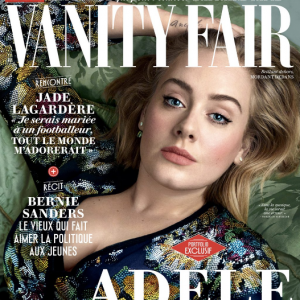 Adele en couverture de l'édition française de "Vanity Fair", en kiosques le 25 mai 2016.