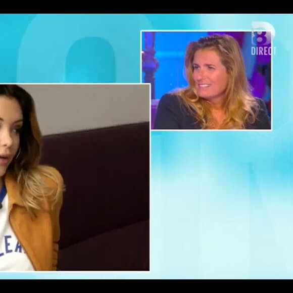 Nabilla Benattia fait un appel du pied à Lisa Azuelos dans "Le Grand 8", mardi 24 mai 2016, sur D8