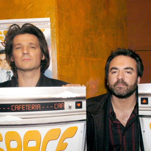 YVAN LE BOLLOC'H ET BRUNO SOLO A LA 1ERE DU FILM "ESPACE DETENTE" AU MAN RAY PLAN SERRE le 31/01/2005 - Paris