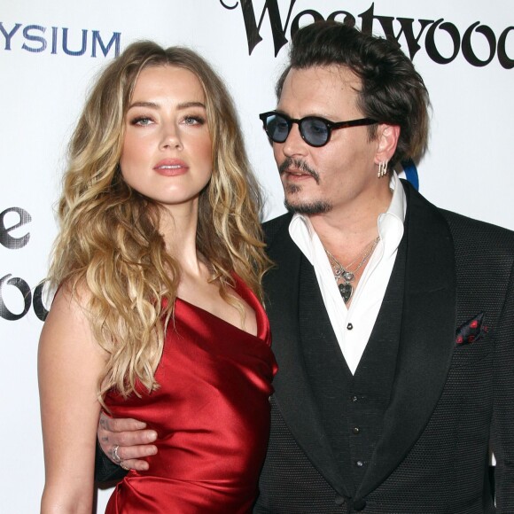 Johnny Depp et sa femme Amber Heard - 9 ème Gala Annuel "The Art Of Elysium" à Culver City le 9 janvier 2016.