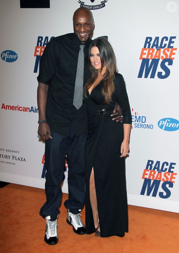 Lamar Odom, Khloe Kardashian - 19EME SOIREE ANNUELLE DE "GLAM ROCK TO ERASE MS" A LOS ANGELES A L'HOTEL HYATT REGENCY CENTURY PLAZA, LE 18 MAI 2012.