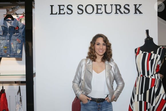 Exclusif - Charlotte Namura (Téléfoot) - Inauguration de la boutique "Les Soeurs K" à Paris, le 26 mai 2016. © CVS/Bestimage