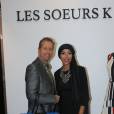 Exclusif - Franck Clere et Karima (une des Soeurs K) - Inauguration de la boutique "Les Soeurs K" à Paris, le 26 mai 2016. © CVS/Bestimage