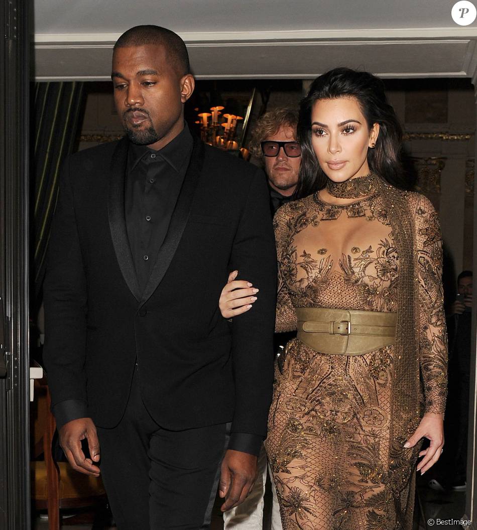 Kim Kardashian Et Son Mari Kanye West Arrivent Au Dîner De Gala De The Vogue 100 à Hyde Park 