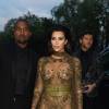 Kanye West et sa femme Kim Kardashian - Arrivées des people au dîner de gala de "The Vogue 100" à Hyde Park, Londres le 23 mai 2016.