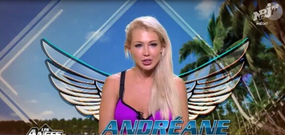 Andréane parle de son attirance pour Aurélie Preston dans l'épisode 70 des "Anges 8" diffusé le 26 mai 2016, sur NRJ12