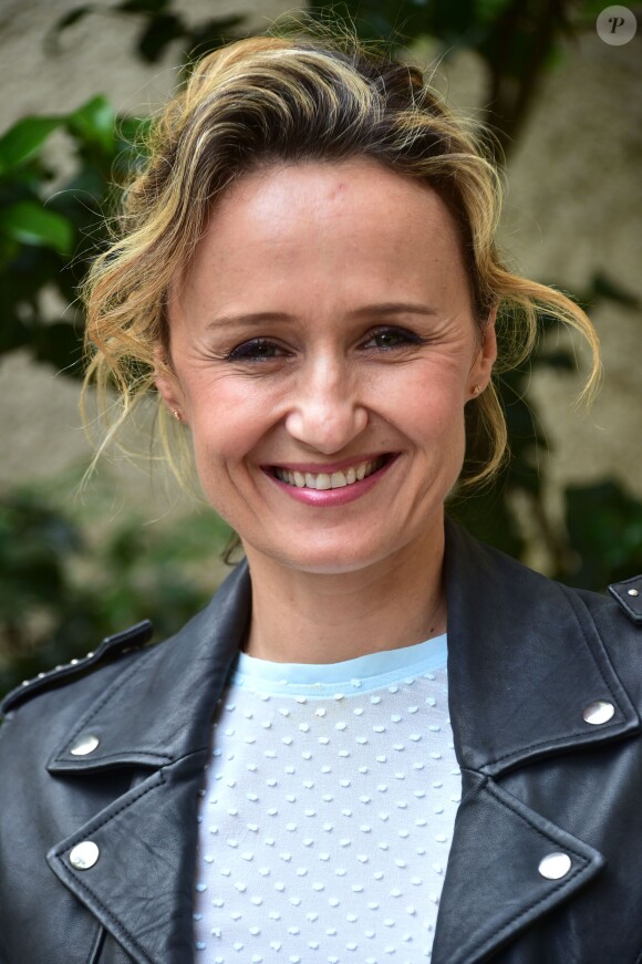 Caroline Roux - Conférence de presse de l'opération "La flamme Marie Claire" à l'hôtel Le Marois à Paris le 15 juin 2015.