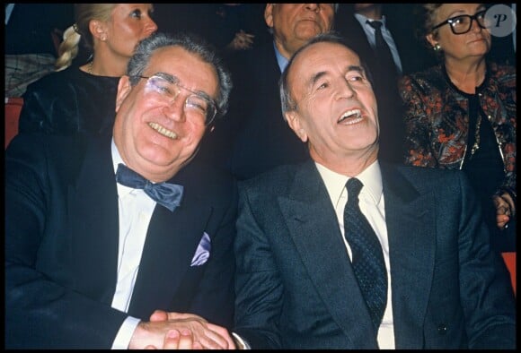 Georges Fillioud et André Rousselet en 1985