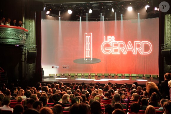 8e cérémonie des Gerard de la télévision à la Cigale à Paris le 14 janvier 2014.