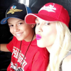 Gwen Stefani fête le 10e anniversaire de son fils Kingston en famille. Elle est accompagnée du chanteur country Blake Shelton qu'ils sont allés voir en concert. Photo publiée sur Snapchat, le dernier week-end du mois de mai 2016